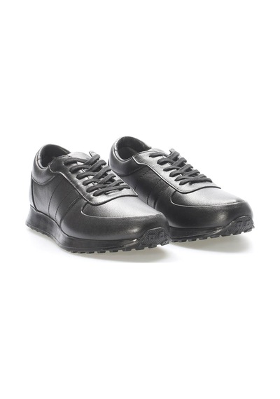 Fast Step Hakiki Deri Erkek Casual Ayakkabı 951ma556 Siyah