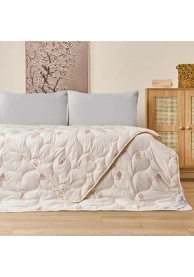 Soft Tek Kişilik Yün Yorgan - Beyaz - 155x215 Cm Çok Renkli