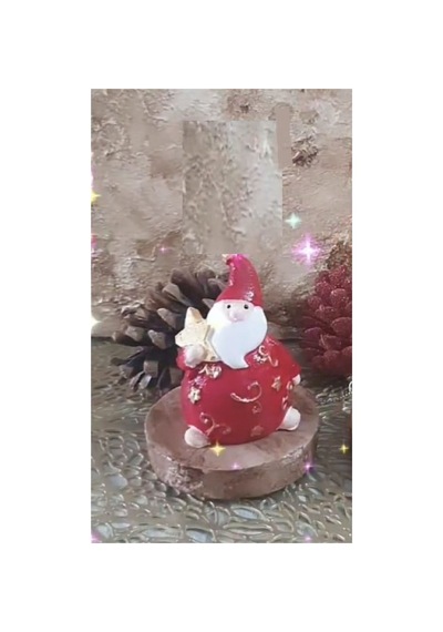 El Yapımı Noel Baba Biblosu,noel Baba Figürü.