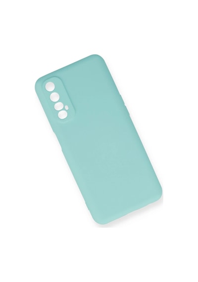 Newface - 166 - Realme 7 Kılıf Nano İçi Kadife Silikon - Edntrend - - Turkuaz