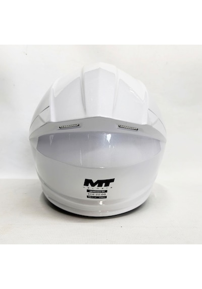 Mt Kask Genesis Sv Pure A0 Çene Açılır Kask Parlak Beyaz