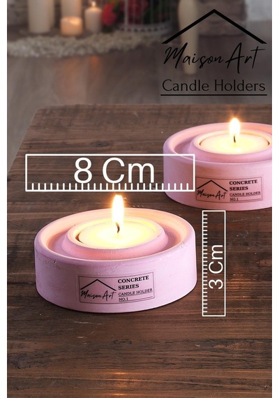 Holder 3'lü Set Mumluk Tea Light Mumluk Seti Dekoratif Şamdan Mumluk 001