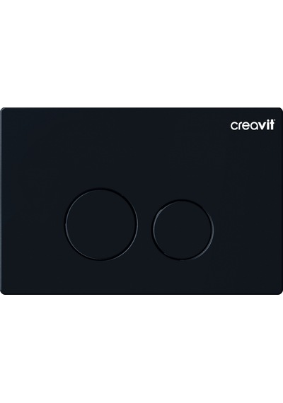 Creavit Terra Mat Siyah Boyalı Kumanda Paneli GP9002.01 Mat Siyah