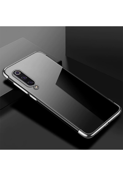 Xiaomi Mi 9 Lite Kılf Zore Dört Köşeli Lazer Silikon Kılıf