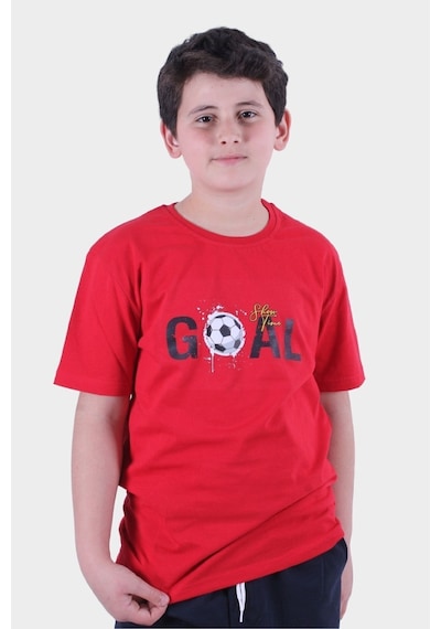 Fyk Kids Erkek Çocuk Alt-üst Kapri-tişört Takım Kırmızı