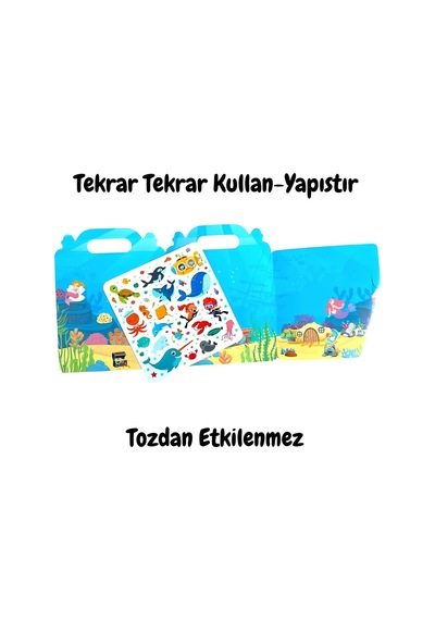 Tekrar Tekrar Kullanılabilen İlk Sticker Kitabım Ocean Animals