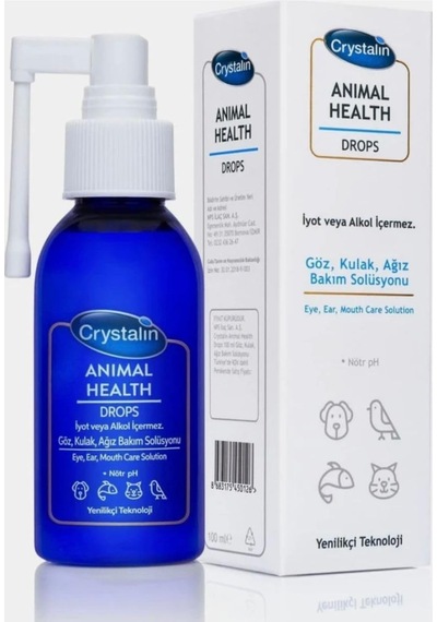 Crystalin Animal Health Drops - Antiseptik & Dezenfektan 100 Ml