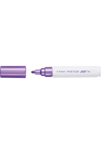 Pilot Pintor Dekorasyon Kalemi - 1.4 Mm Metalik Mor
