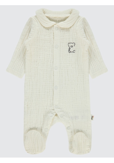 Civil Baby Bebek Patikli Tulum 1-9 Ay Ekru