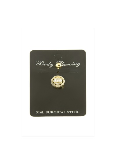 Yuvarlak Baget Taşlı Göbek Piercing 1 Adet 11 67893994