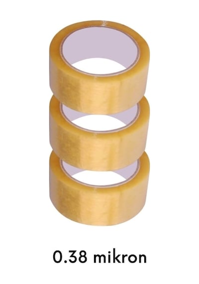 Koli Bandı Yapışkan Kuvvetli Koli Bantı 0.38 Mikron 3 Adet 45 Mm X 100 Metre Bant 3 Adet 3 Adet