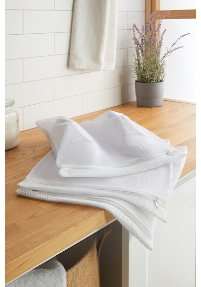 Ocean Home Textile 3'lü Beyaz Renk Ayakkabı Yıkama Filesi Set
