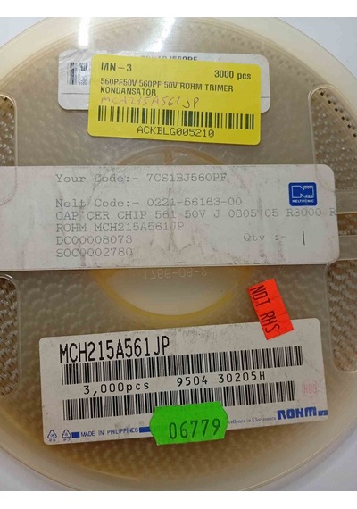 Mch215a561jp 560pf 50v Smd Seramik Kondansatör 150 Adet