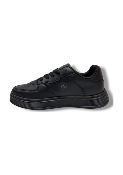 Crosberg 408-26 Cilt Deri Anatomik Sneaker 36-40 Siyah