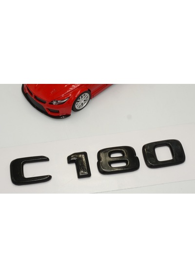 C 180 Bagaj Parlak Siyah ABS 3M 3D Yazı Logo