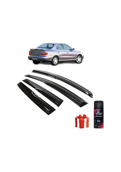 Elantra Mügen Cam Rüzgarlığı 1996-2001 Arası 4 Lü Takım+koku