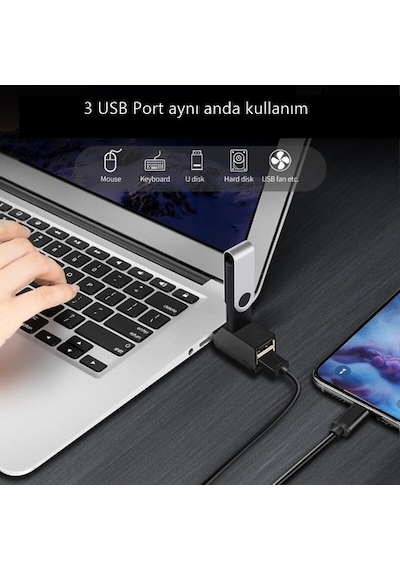 Lineon Usb 3.0 To Usb 3.0 Ve Usb 2.0 Port Çoğaltıcı Hub