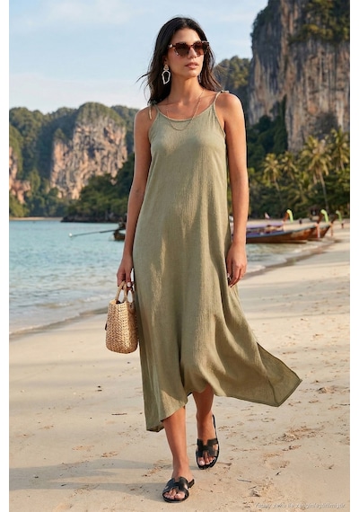 Lela Bayan Elbise 5865732 Olive Olive