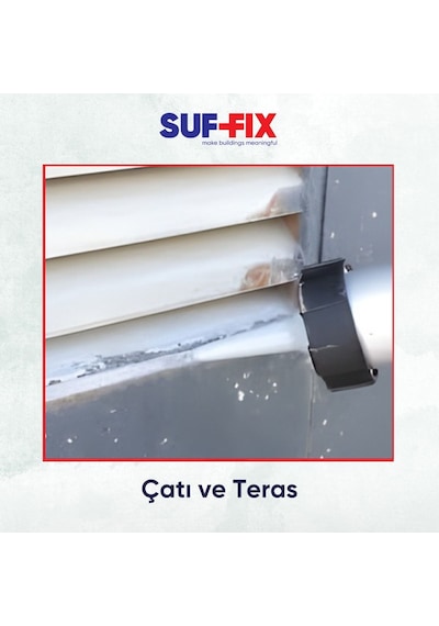 Suf-fix Pu 40 Sosis Mastik 600ml - Poliüretan İnşaat Ve Dış Cephe Mastiği Sosis Silikon Alüminyum Gri