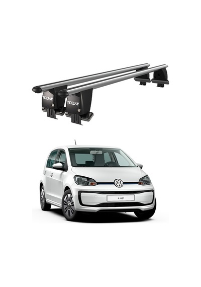 Royal Volkswagen E Up 2014 Ve Sonrası Uyumlu Gri Kilitli Ara Atkı Port Bagaj Tavan Barı