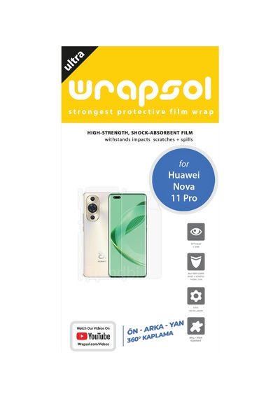 Huawei Nova 11 Pro Full Kaplama 360 Derece Ön Arka Ve Yanlar