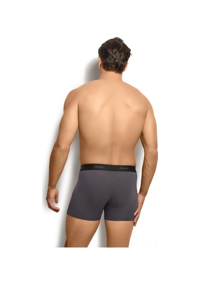 Jiber Erkek Füme Modal Pamuklu Boxer 321-Füme