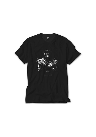 Wolverine Logan Siyah Tişört Siyah