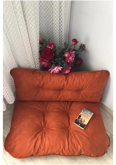 Bahçe Ve Palet Yer Minderi Turuncu