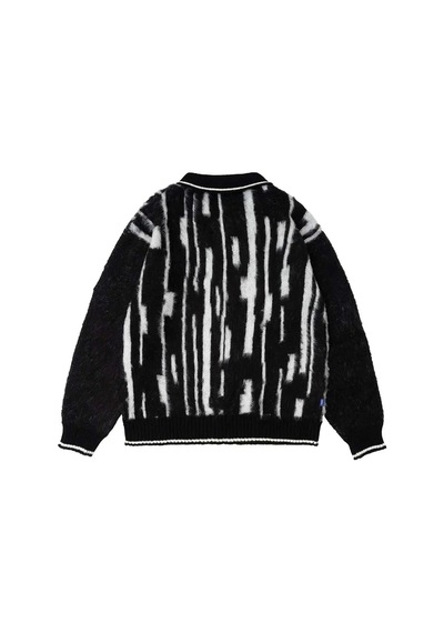Misbhv Stax Zip - Up Polo: %100 Fırçalanmış Akrilik, Şık Tasarım Ve Konforlu Fit Siyah