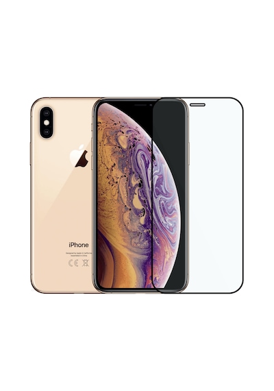 Safeus Tam Kaplayan Parmak İzi Bırakmayan Safir Ekran Koruyucu Cam , Apple Uyumlu iPhone Xs Max İle