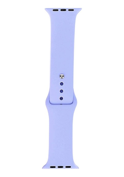 Watch 44mm Band Serisi Klasik Kordon Silikon Strap Kayış-lila