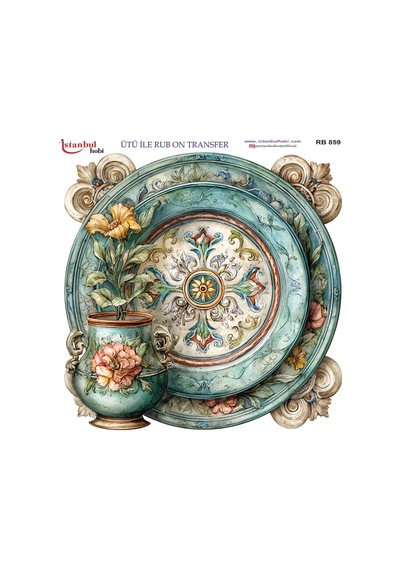 Ütü İle Rub On Transfer Kağıdı 30x30cm Rb-859