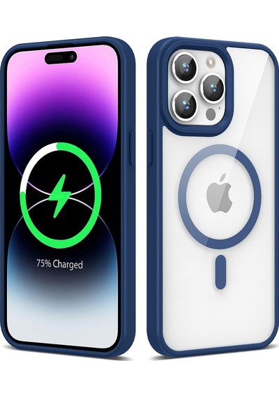 Apple Uyumlu iPhone 14 Pro Max Kılıf Magsafe Wireless Şarj Özellikli Silikon Zore Ege Kapak