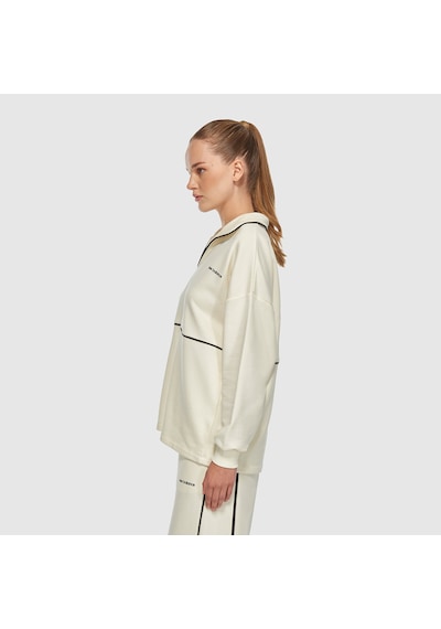 New Balance Nb Lifestyle Kadın Sweatshirt Wnc3402-sst Beyaz