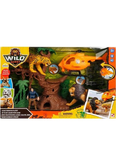 49205 Sesli ve Işıklı Wild Quest Safari Oyun Seti.