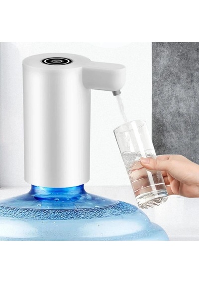Buffer Usb İle Şarj Olabilen Beyaz Damacana Pompası 1200 Ma Çok Renkli