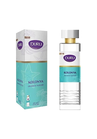 Duru Cam Şişe Okyanus Ferahlığı Kolonyası 200 Ml