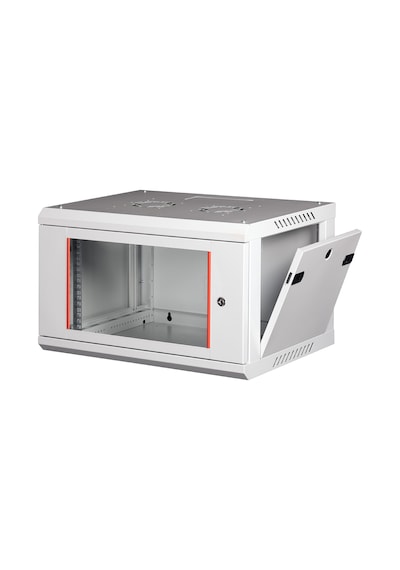Lande - 4u 19" Duvar Tipi Rack Kabinet Genişlik: 600 Mm Derinlik: 450 Mm Açık Gri