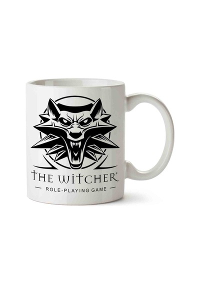 The Witcher Role Playing Game Porselen Kupa Bardak Beyaz