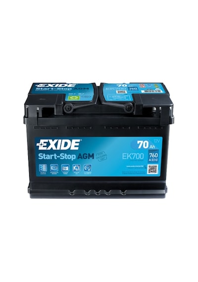 Exide Akü 12V 70 Ah Agm Start-Stop 760A (En) / 536999779
