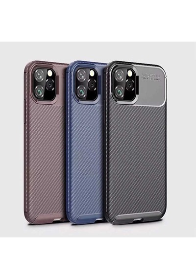 Apple Uyumlu iPhone 11 Pro Max Kılıf Zore Negro Silikon Kapak Siyah