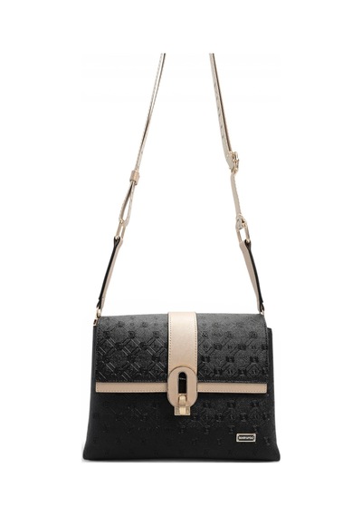 Silver & Polo Silver Polo Siyah - S.nut Logolu Kadın Çapraz Çanta Sp1287
