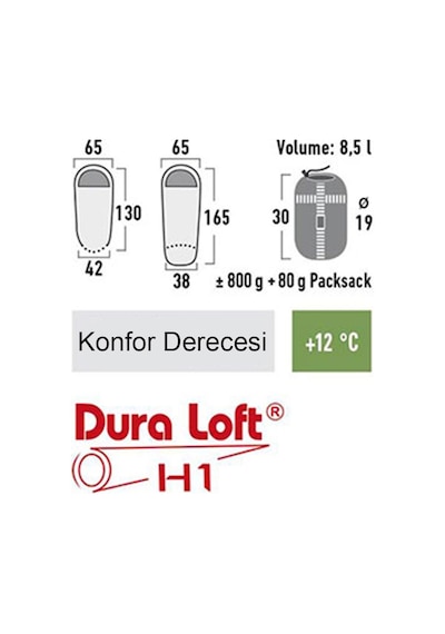 High Peak Impala Vario Uyku Tulumu Yeşil