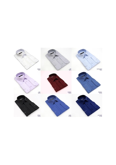 Siyah Uzun Kol Düz Renk Slim Fit Erkek Gömlek // 151-20 Siyah Siyah Uzun Kol Düz Renk Slim Fit Erkek Gömlek // 151-20 Siyah