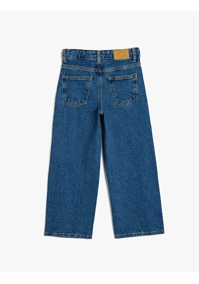 Koton Kız Çocuk Jean Pantolon Koyu İndigo 5wkg40088ad 25ky59003289 Y5907 Koyu İndigo