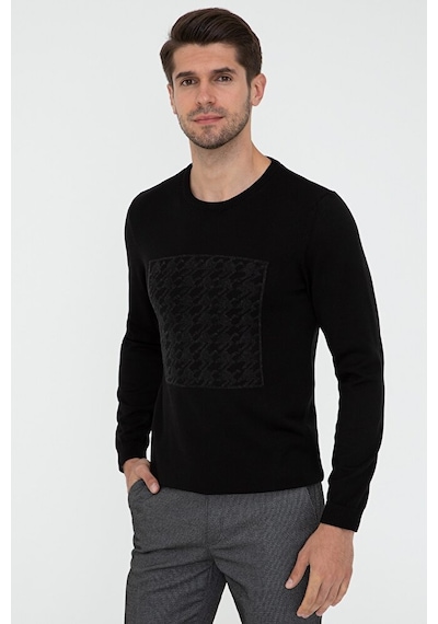 Pierre Cardin Sıyah Erkek Kazak G021sz0tk.000.1292219 Çok Renkli