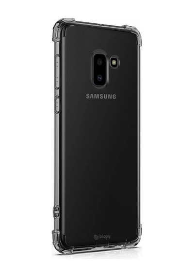 Blogy Galaxy J6 Plus İle Uyumlu Crystal Fit Kılıf Smoke Black