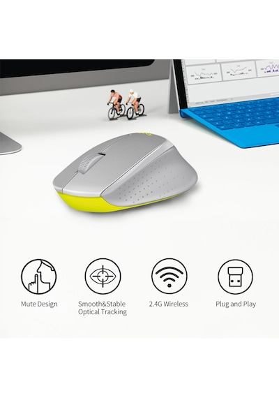 Logitech M330 2.4 GHZ Kablosuz Ergonomik Sessiz Mouse