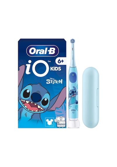 Oral-b Io Çocuk 6+ Stitch Mavi Ekstra Yumuşak Şarjlı Diş Fırçası Zamanlayıcı İle Nazik Temizlik