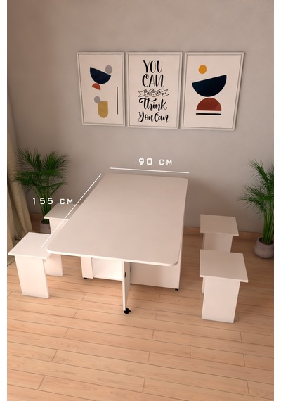 Pratik Katlanır Açılır Kapanır Katlanabilir Taşınabilir Beyaz Yemek Masası 4 Kişilik Balkon Masası Beyaz Pratik Katlanır Açılır Kapanır Katlanabilir Taşınabilir Beyaz Yemek Masası 4 Kişilik Balkon Masası Beyaz